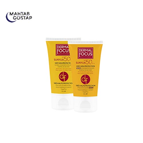 امولسیون-ضدآفتاب-سانیلیا-رنگی---بژ-روشن-درمال-فوکوس-Dermal-Focus-