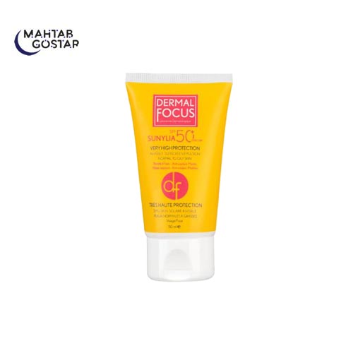 امولسیون-ضدآفتاب-سانیلیا-بی-رنگ-درمال-فوکوس-Dermal-Focus-